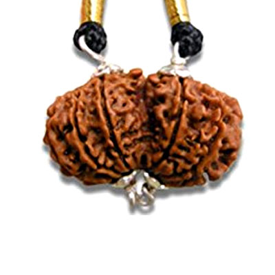 gauri-shankar-rudraksha-silver-cap-pendant
