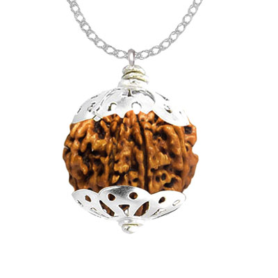 gyarah-mukhi-rudraksha-silver-cap-pendant