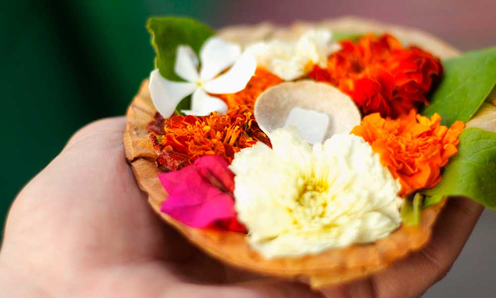 किस देवता के पूजन में किस फूल