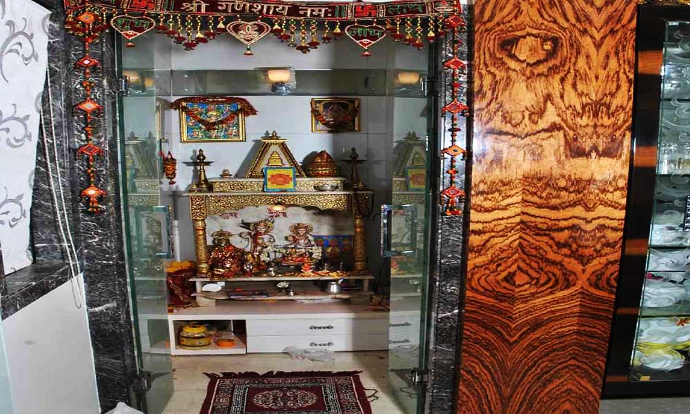 घर में पूजन स्थल