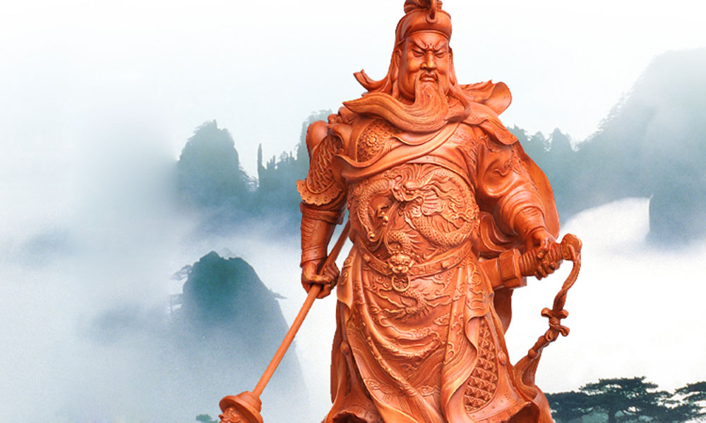 गुआन गोंग की मूर्ति